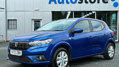 Used Dacia Sandero Comfort 91 HP (66 kW) 2022 Blue Hatchback