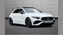 White Used 2023 Mercedes A35 AMG Premium Plus Hatchback | £37,990 (Fair price)