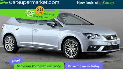 Begagnad Seat Leon SE Dynamic 116 HK (85 kW) 2020 Silver Halvkombi