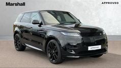 Metallic santorini black Used 2023 Land Rover Range Rover Sport SE Dynamic SUV | £70,311 (Fair price)