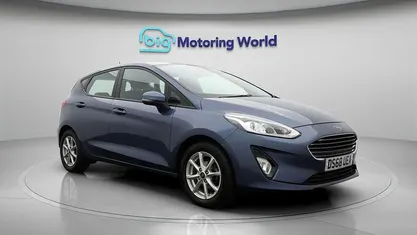 Used Ford Fiesta Zetec 86 HP (63 kW) 2018 Blue Hatchback