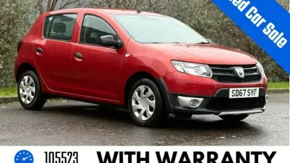 Used Dacia Sandero Ambiance 73 HP (53 kW) 2017 Red Hatchback