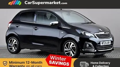 Black Used 2021 Peugeot 108 Collection Hatchback | £9,197 (Fair price)