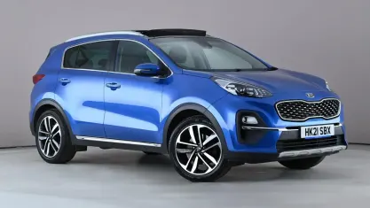 Used Kia Sportage 136 HP (100 kW) 2021 Blue SUV