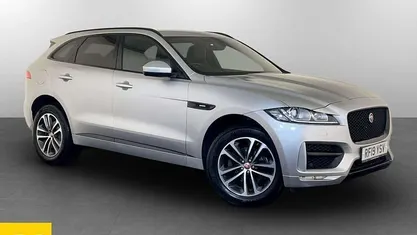 Silver Used 2019 Jaguar F-Pace R-Sport SUV | £18,495 (Fair price)