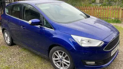 Used Ford C-MAX Zetec 125 HP (91 kW) 2016 Blue MPV
