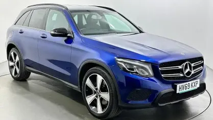 Used Mercedes GLC220 Urban 170 HP (125 kW) 2019 Blue SUV
