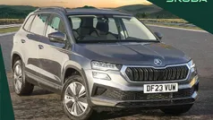 Graphite grey metallic Used 2023 Skoda Karoq SE Drive SUV | £20,495 (Fair price)