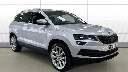 Used Skoda Karoq SE L 150 HP (110 kW) 2021 Silver SUV
