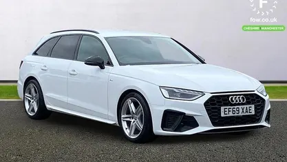 Used Audi A4 Black Edition 150 HP (110 kW) 2020 White Estate
