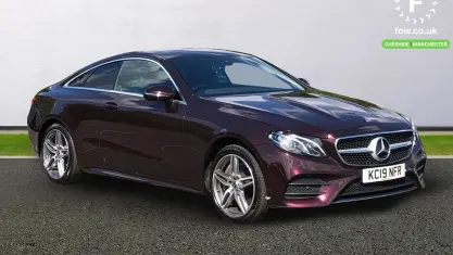 Used Mercedes E400 AMG line 340 HP (250 kW) 2019 Red Coupe
