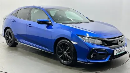 Used Honda Civic Sport 182 HP (133 kW) 2021 Blue Hatchback