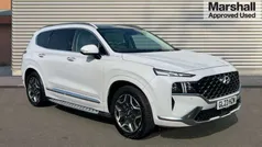 White Used 2023 Hyundai Santa Fe Ultimate SUV | £37,340 (Fair price)