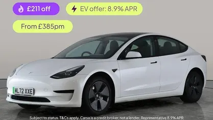 White Used 2022 Tesla Model 3 RWD Sedan | £21,549 (Fair price)