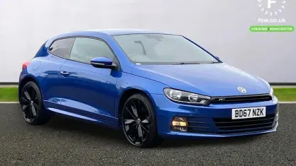 Begagnad VW Scirocco R-line 179 HK (131 kW) 2017 Blå Sportkupé
