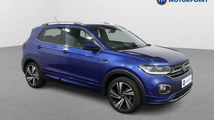 Blue Used 2023 VW T-Cross R-line SUV | £20,199 (Fair price)