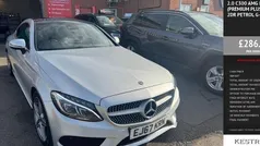 Silver Used 2017 Mercedes C300 AMG line Coupe | £14,250 (Fair price)