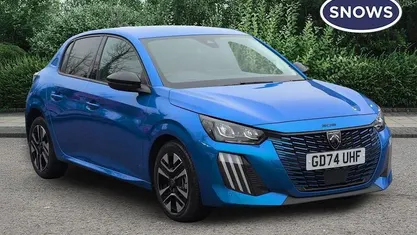 Used Peugeot 208 Allure 101 HP (74 kW) 2025 Blue Hatchback