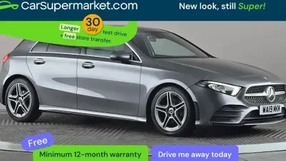 Begagnad Mercedes A200 AMG line 150 HK (110 kW) 2019 Halvkombi