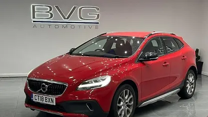 Red Used 2018 Volvo V40 Hatchback | £8,494 (Fair price)