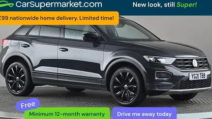 Used VW T-Roc Black Edition 110 HP (80 kW) 2021 Grey SUV