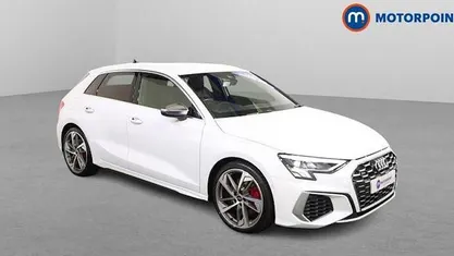 White Used 2023 Audi S3 Sportback Design Hatchback | £31,049 (Fair price)