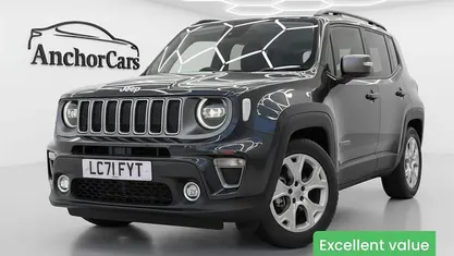 Used 2021 Jeep Renegade Limited SUV | £12,295 (Good price)