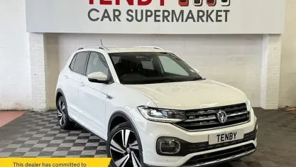 Used VW T-Cross R-line 116 HP (85 kW) 2019 White SUV