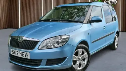Used Skoda Roomster SE 86 HP (63 kW) 2012 Blue MPV