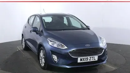 Used Ford Fiesta Zetec 101 HP (74 kW) 2019 Blue Hatchback