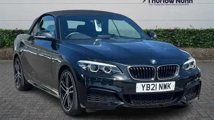 Used BMW 218 M Sport 136 HP (100 kW) 2021 Black Cabriolet