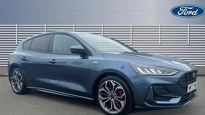 Used Ford Focus ST-Line X 125 HP (91 kW) 2023 Blue Hatchback