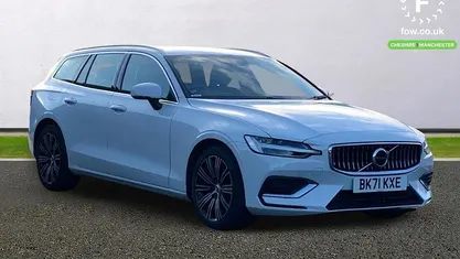 White Used 2021 Volvo V60 Inscription Estate | £19,799 (Good price)