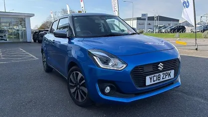 Used Suzuki Swift SZ5 111 HP (81 kW) 2018 Blue/silver Hatchback