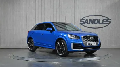Used Audi Q2 S-Line 190 HP (139 kW) 2019 Blue SUV