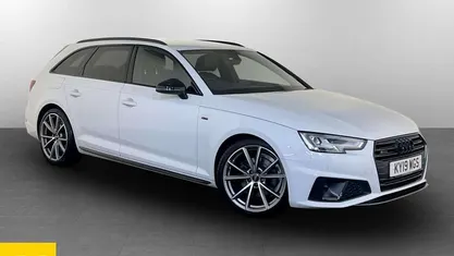 Used Audi A4 Black Edition 150 HP (110 kW) 2019 White Estate