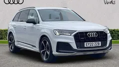 White Used 2022 Audi Q7 Black Edition SUV | £43,200 (Fair price)