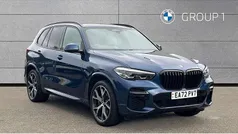 Blue Used 2022 BMW X5 M Sport SUV | £49,250 (Fair price)