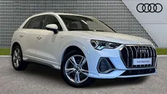 Glacier white metallic Used 2021 Audi Q3 S-Line SUV | £25,295 (Fair price)