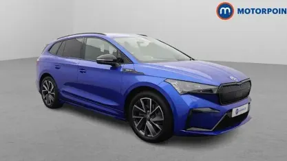 Used Skoda Enyaq iV SportlinePlus 210 kW (286 HP) 2024 Blue SUV