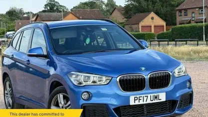 Used BMW X1 M Sport 231 HP (169 kW) 2017 Blue SUV