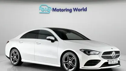 Used Mercedes CLA180 AMG Line Premium Plus 136 HP (100 kW) 2020 White Coupe