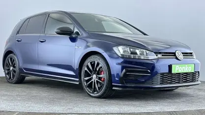 Used VW Golf VII R-line 150 HP (110 kW) 2019 Blue Hatchback