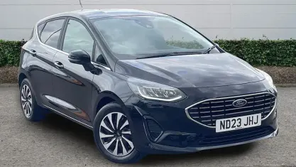 Used Ford Fiesta Titanium 125 HP (91 kW) 2023 Black Hatchback
