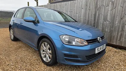 Used VW Golf VII SE 150 HP (110 kW) 2014 Blue Hatchback