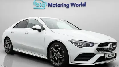 Used Mercedes CLA200 AMG Line Premium 163 HP (119 kW) 2022 White Sedan