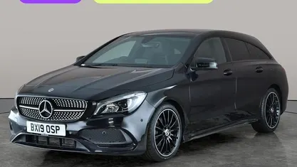 Used Mercedes CLA200 Shooting Brake AMG line 156 HP (114 kW) 2019 Black Estate