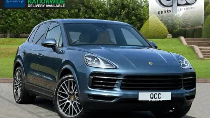 Used Porsche Cayenne 340 HP (250 kW) 2018 Biscay blue SUV