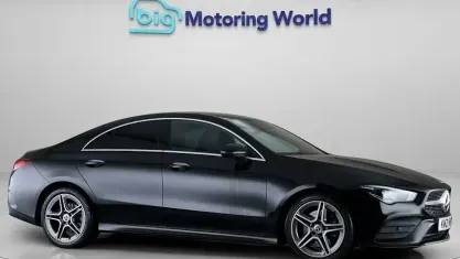Used Mercedes CLA220 AMG line 190 HP (139 kW) 2021 Black Coupe