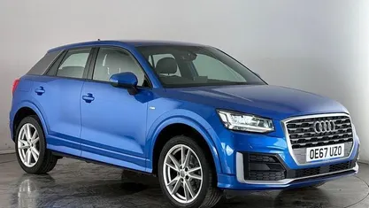 Used Audi Q2 S-Line 116 HP (85 kW) 2018 Blue SUV